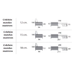 Sofá cama Pau Es Interiorismo
