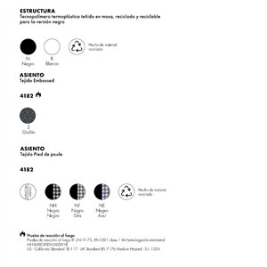 Butaca Clap Tejido Kartell