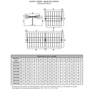 Parasol Flexy Large Fim