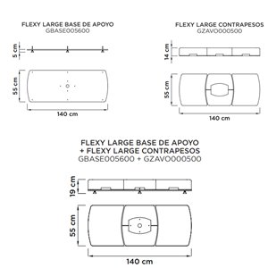 Parasol Flexy Large Fim
