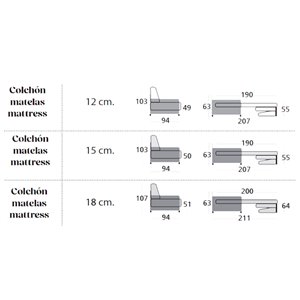 Sofá cama Preston Es Interiorismo