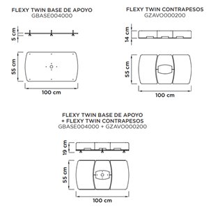 Parasol Flexy Twin Fim