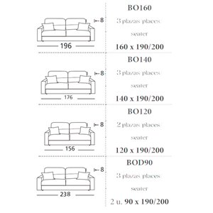 Sofá cama Boston Mini Es Interiorismo