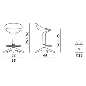 Taburete Spoon Kartell