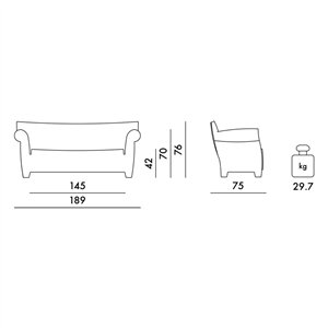 Sofá Bubble Club Kartell