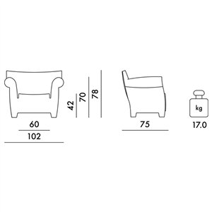 Sillón Bubble Club Kartell