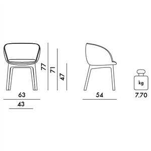 Silla Charla Kartell