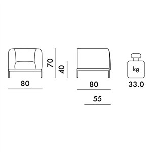 Sillón Asia Piel Kartell