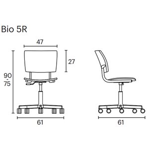 Silla oficina Bio Polipropileno Enea