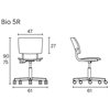 Silla oficina Bio Polipropileno Enea