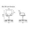 Sillón oficina Bio Polipropileno Enea