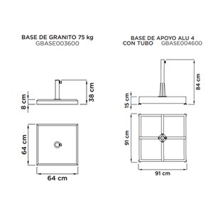 Parasol Reflex telescópico Fim
