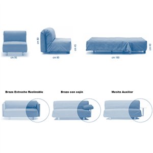 Sillón cama Istante Campeggi