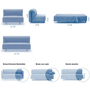 Sofá cama Istante Campeggi