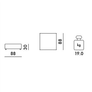 Pouf Plastics Tech Kartell