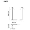 Lámpara pie Flat singular 5955 Vibia