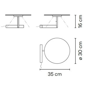 Lámpara sobremesa Flat 5965 Vibia
