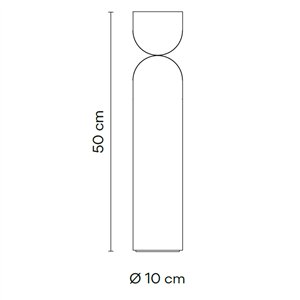 Lámpara Pie/Sobremesa Plusminus de acento Vibia