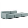 Sofá Plastics Outdoor 2 plazas + pouf Kartell