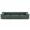 Sofá Plastics Outdoor Liberty 3 plazas Kartell