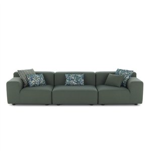 Sofá Plastics Outdoor Liberty 3 plazas Kartell