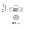Lámpara techo Bind Micro 6600/04 Vibia