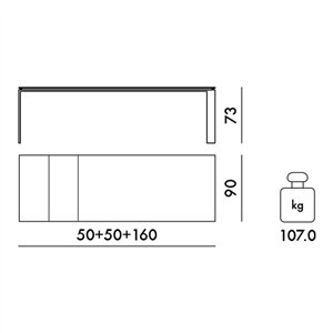 Mesa Four Extensible Kartell