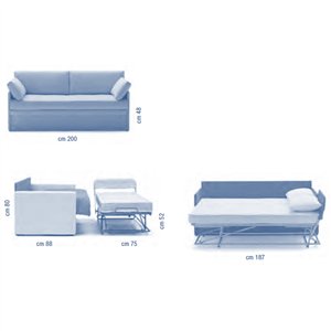 Sofá cama Sky Due Campeggi