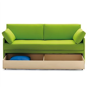 Sofá cama Sky Due con almacenamiento Campeggi