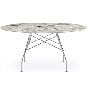 Mesa Glossy XXL mármol Kartell