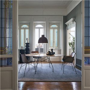 Mesa Glossy XXL mármol Kartell