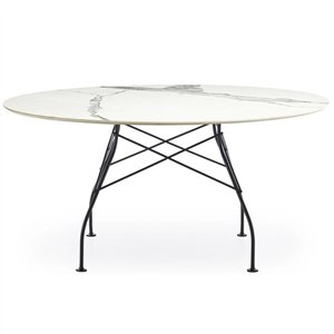 Mesa Glossy XXL mármol Kartell