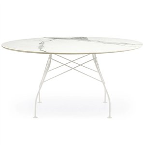 Mesa Glossy XXL mármol Kartell