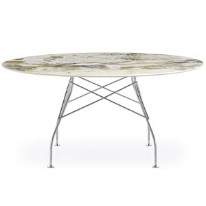 Mesa Glossy XXL mármol Kartell