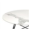 Mesa Glossy mármol redonda Kartell