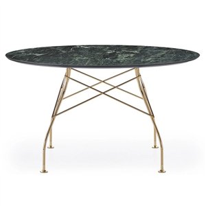 Mesa Glossy Gres redonda Kartell