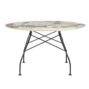 Mesa Glossy Gres redonda Kartell