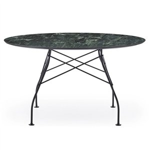 Mesa Glossy Gres redonda Kartell