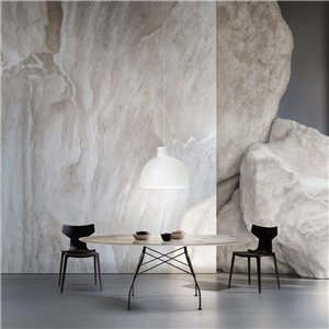 Mesa Glossy mármol ovalada Kartell