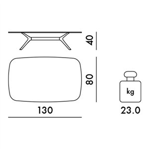 Mesa de centro Blast Kartell
