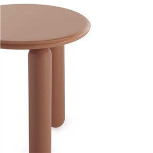 Mesa auxiliar Undique Mas redonda Kartell