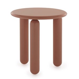 Mesa auxiliar Undique Mas redonda Kartell