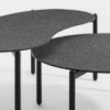 Mesa auxiliar Undique Kartell. Mesa de centro de acabados en negro