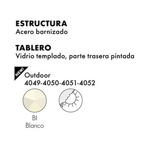 Mesa auxiliar Thierry Outdoor Kartell