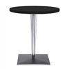 Mesa TopTop redonda base cuadrada Kartell