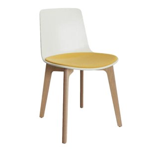 Silla Lottus Wood con cojín Enea