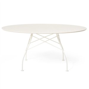 Mesa Glossy XXL redonda Kartell