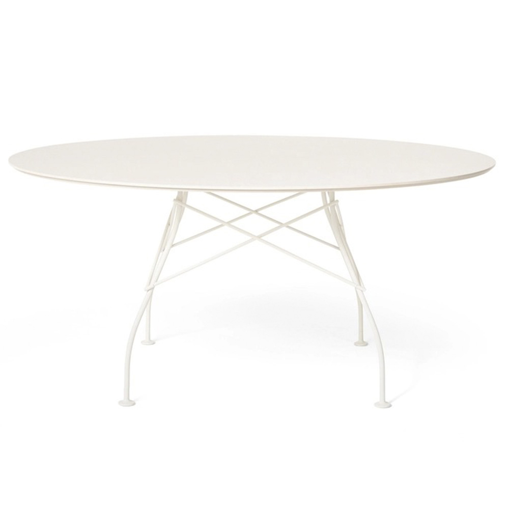 Mesa Glossy XXL redonda Kartell