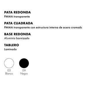 Mesa TopTop Cuadrada Kartell