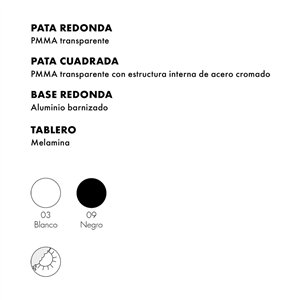 Mesa TopTop redonda outdoor Kartell